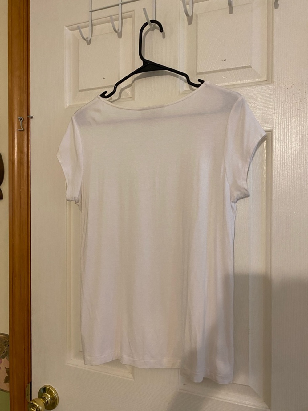 Embellished White Crewneck Short-Sleeve Tee - Picture 5 of 5
